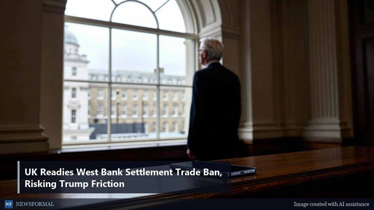 UK Readies West Bank Settlement Trade Ban, Risking Trump Friction