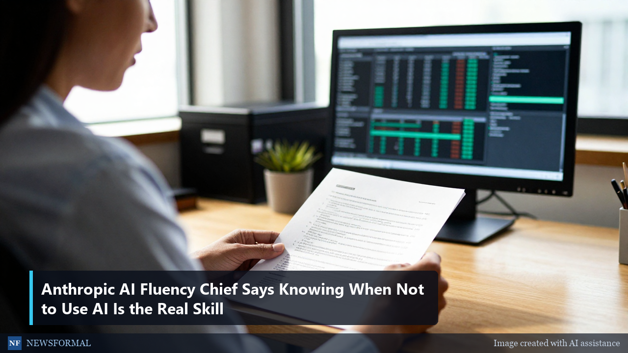 Anthropic AI Fluency Chief Says Knowing When Not to Use AI Is the Real Skill
