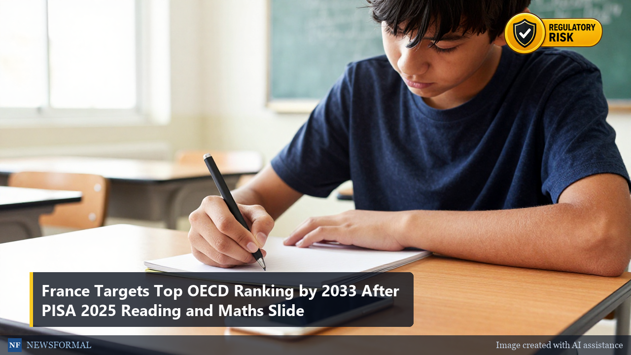 France Targets Top OECD Ranking by 2033 After PISA 2025 Reading and Maths Slide