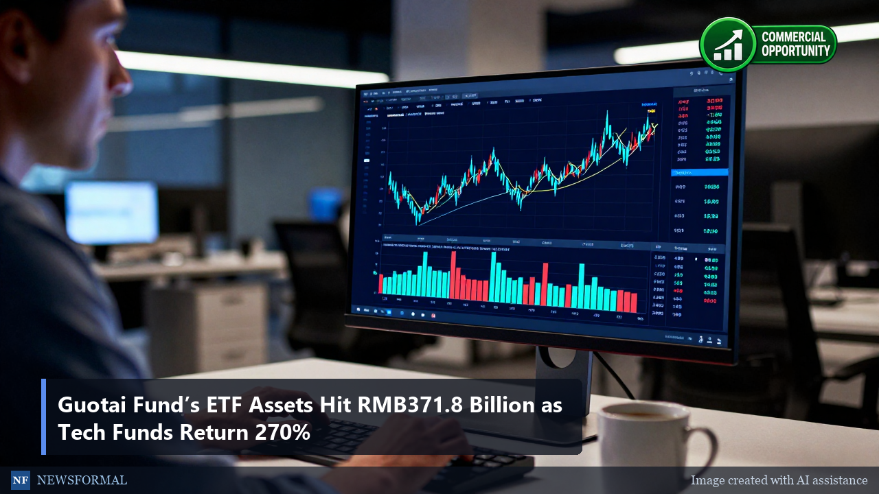 Guotai Fund’s ETF Assets Hit RMB371.8 Billion as Tech Funds Return 270%