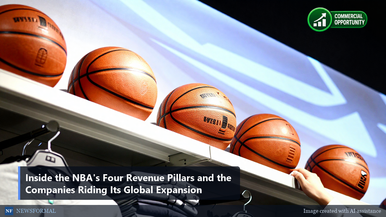 Inside the NBA's Four Revenue Pillars and the Companies Riding Its Global Expansion