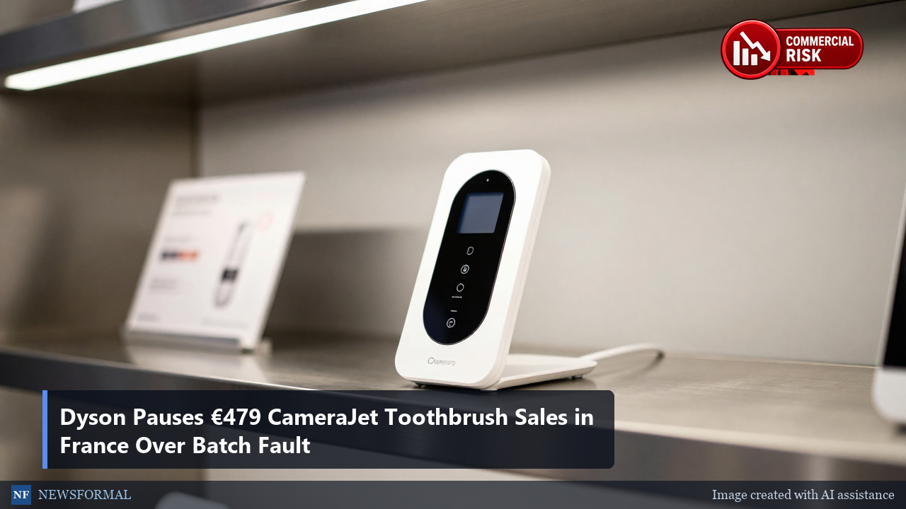 Dyson Pauses €479 CameraJet Toothbrush Sales in France Over Batch Fault