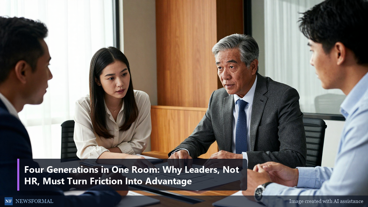 Four Generations in One Room: Why Leaders, Not HR, Must Turn Friction Into Advantage