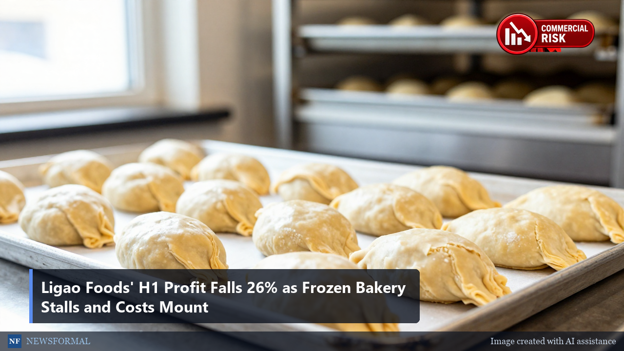Ligao Foods' H1 Profit Falls 26% as Frozen Bakery Stalls and Costs Mount