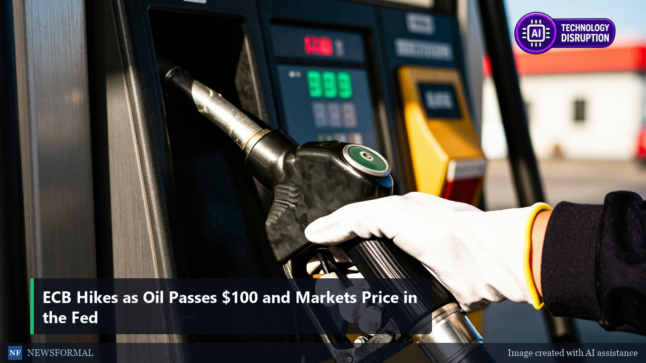 ECB Hikes as Oil Passes $100 and Markets Price in the Fed
