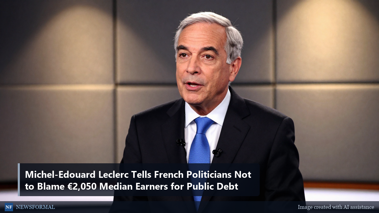 Michel-Edouard Leclerc Tells French Politicians Not to Blame €2,050 Median Earners for Public Debt