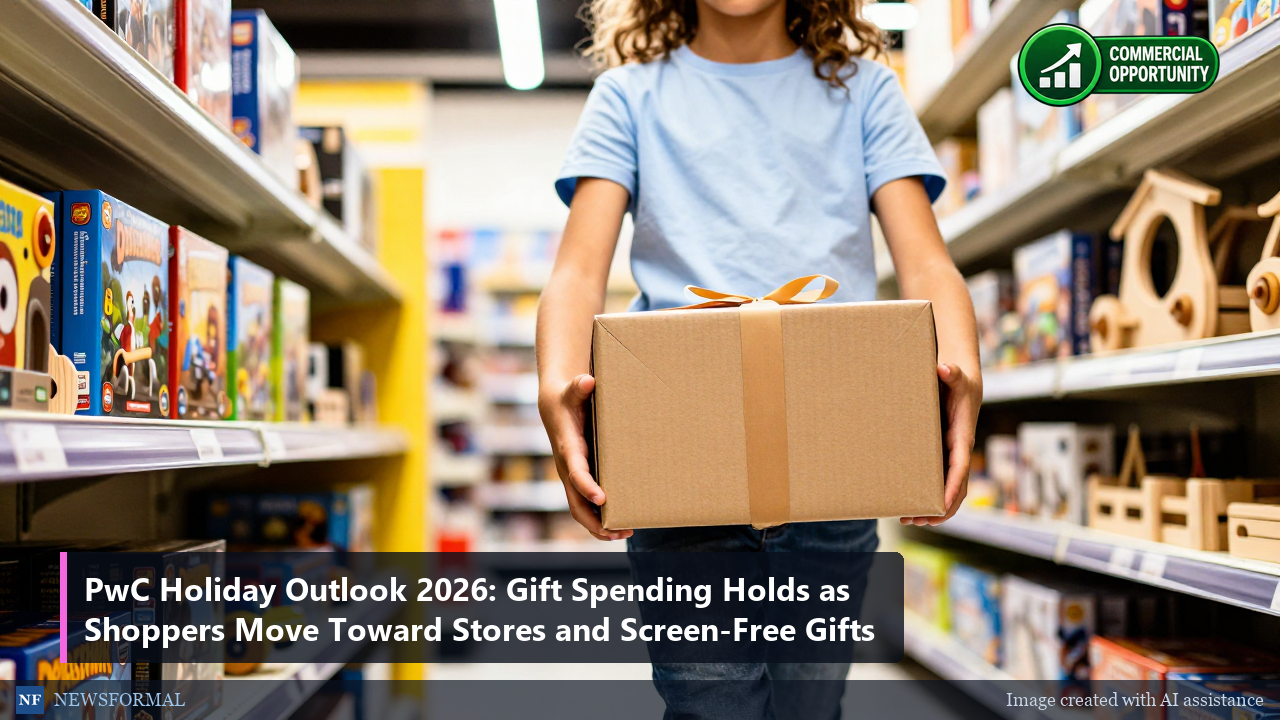 PwC Holiday Outlook 2026: Gift Spending Holds as Shoppers Move Toward Stores and Screen-Free Gifts