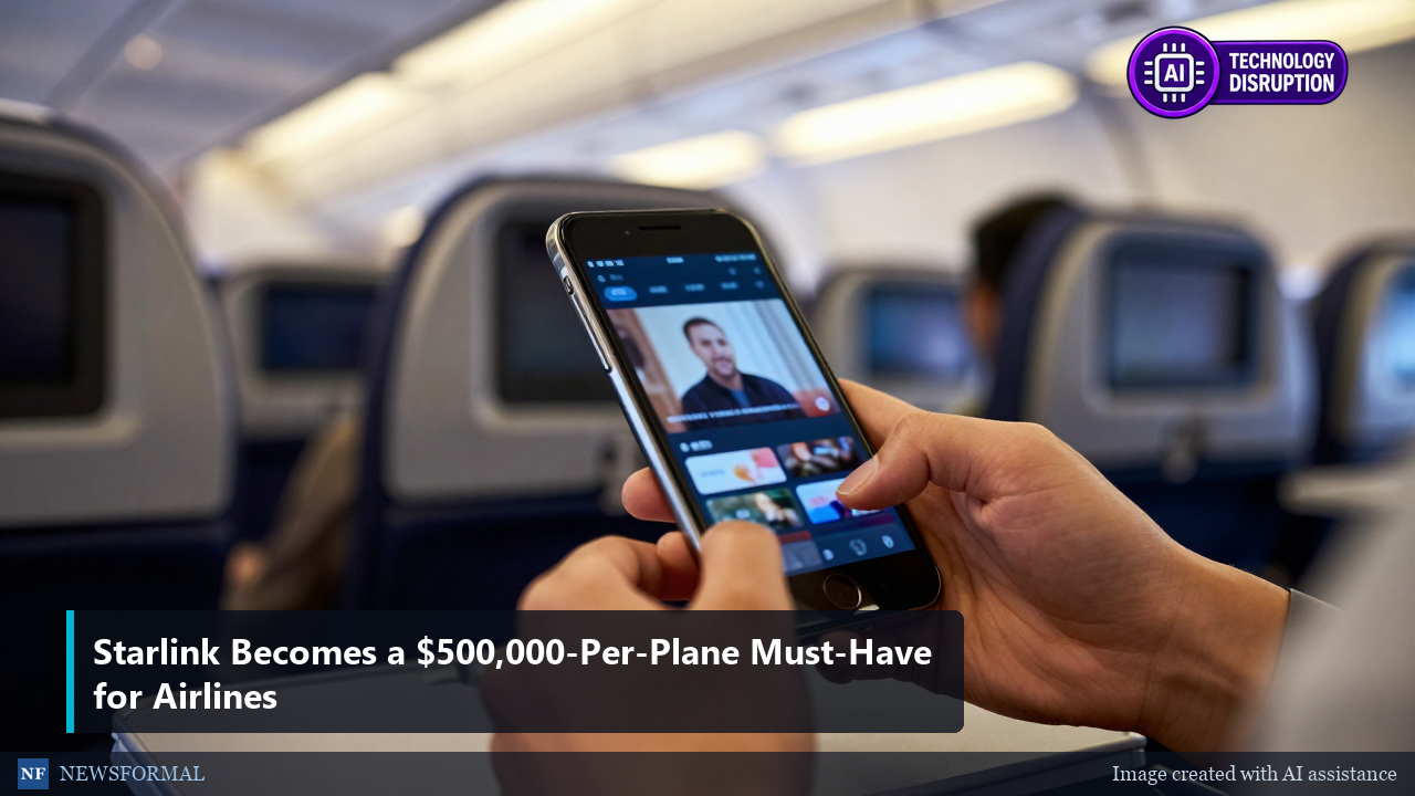 Starlink Becomes a $500,000-Per-Plane Must-Have for Airlines