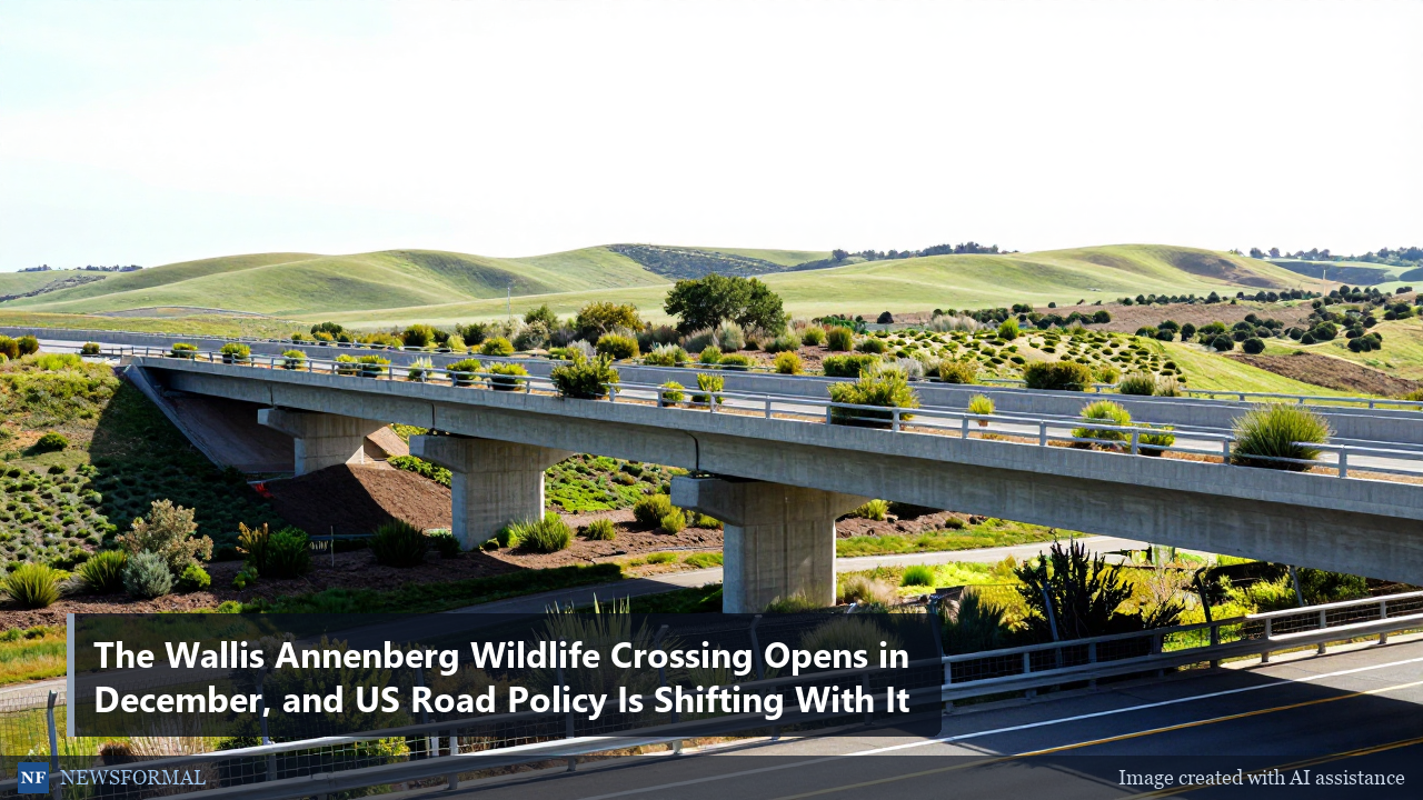 The Wallis Annenberg Wildlife Crossing Opens in December, and US Road Policy Is Shifting With It