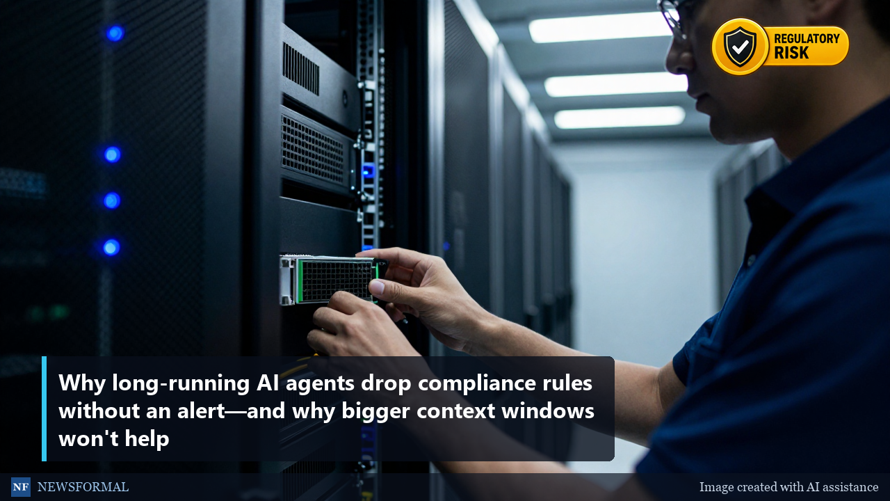 Why long-running AI agents drop compliance rules without an alert—and why bigger context windows won't help