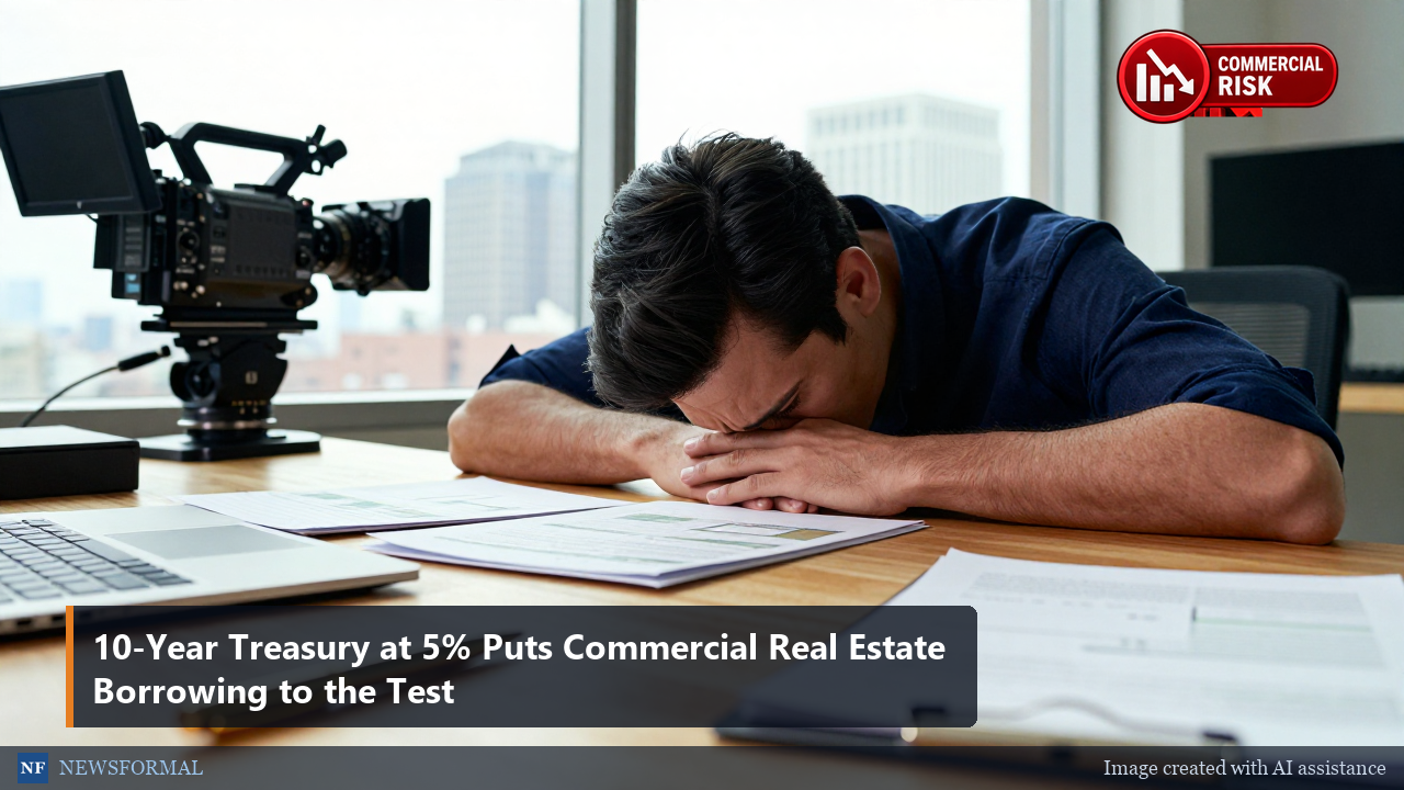 10-Year Treasury at 5% Puts Commercial Real Estate Borrowing to the Test