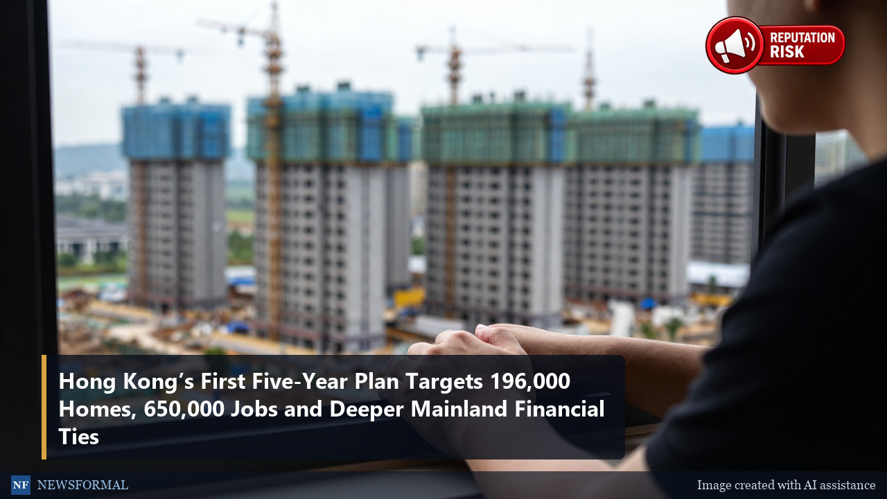 Hong Kong’s First Five-Year Plan Targets 196,000 Homes, 650,000 Jobs and Deeper Mainland Financial Ties