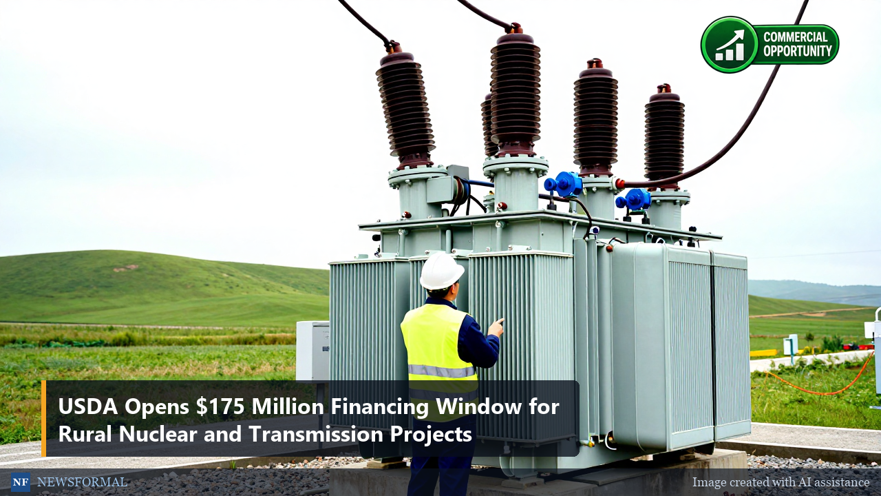 USDA Opens $175 Million Financing Window for Rural Nuclear and Transmission Projects
