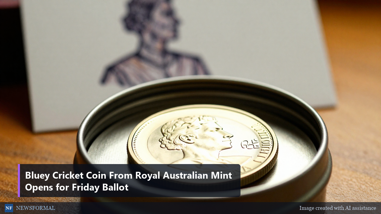 Bluey Cricket Coin From Royal Australian Mint Opens for Friday Ballot