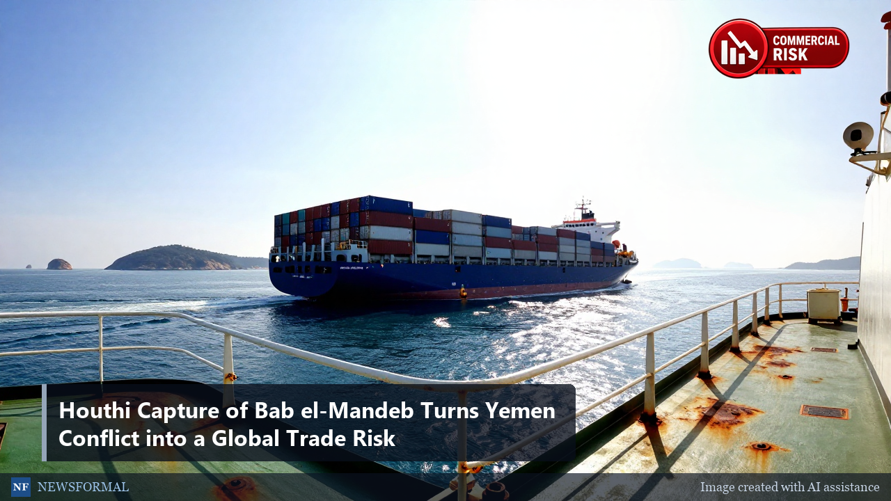 Houthi Capture of Bab el-Mandeb Turns Yemen Conflict into a Global Trade Risk