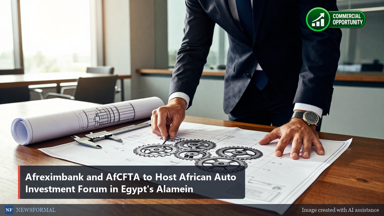 Afreximbank and AfCFTA to Host African Auto Investment Forum in Egypt's Alamein