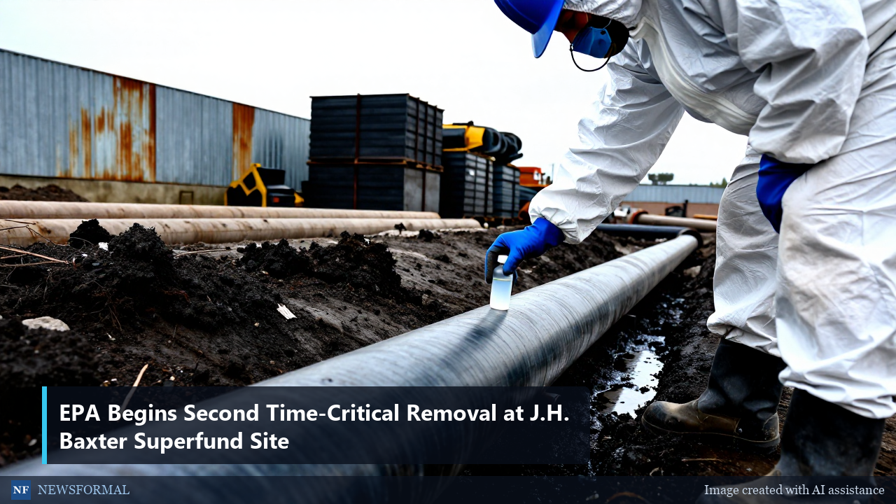 EPA Begins Second Time-Critical Removal at J.H. Baxter Superfund Site
