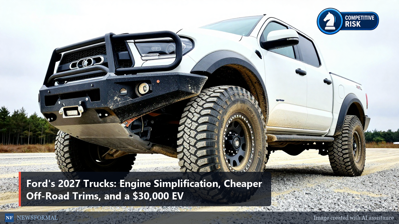 Ford's 2027 Trucks: Engine Simplification, Cheaper Off-Road Trims, and a $30,000 EV