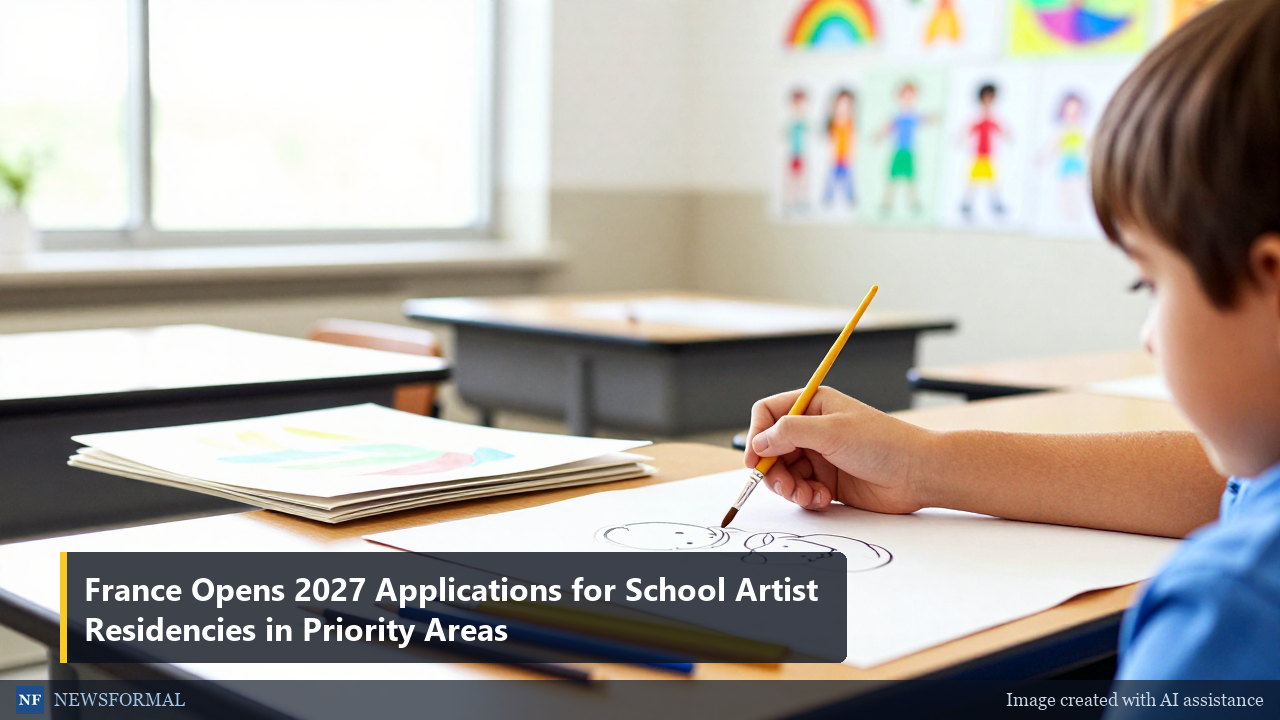 France Opens 2027 Applications for School Artist Residencies in Priority Areas