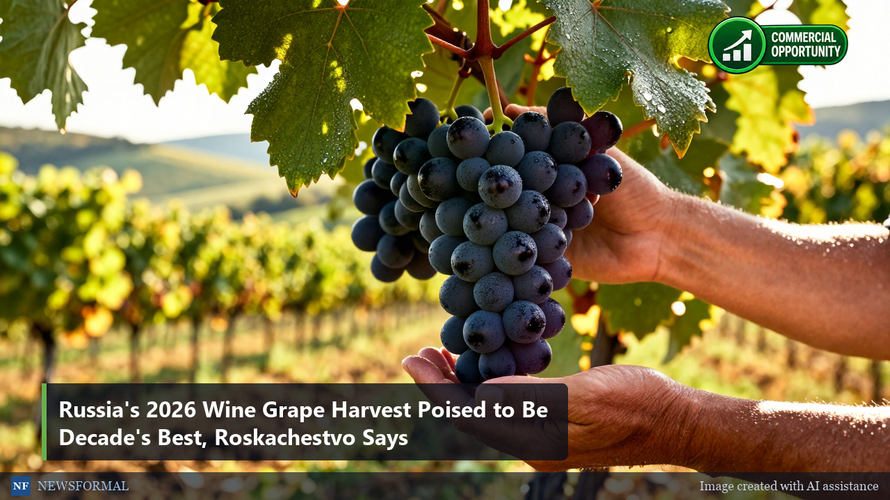 Russia's 2026 Wine Grape Harvest Poised to Be Decade's Best, Roskachestvo Says
