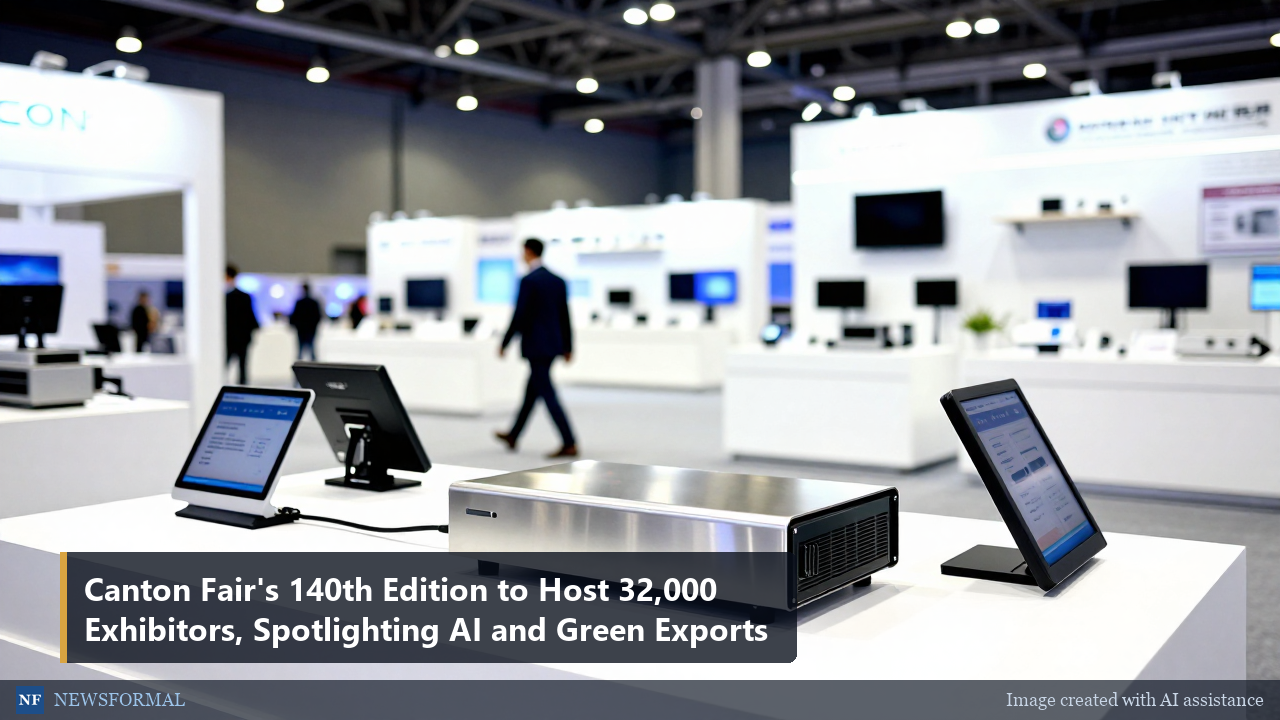Canton Fair's 140th Edition to Host 32,000 Exhibitors, Spotlighting AI and Green Exports
