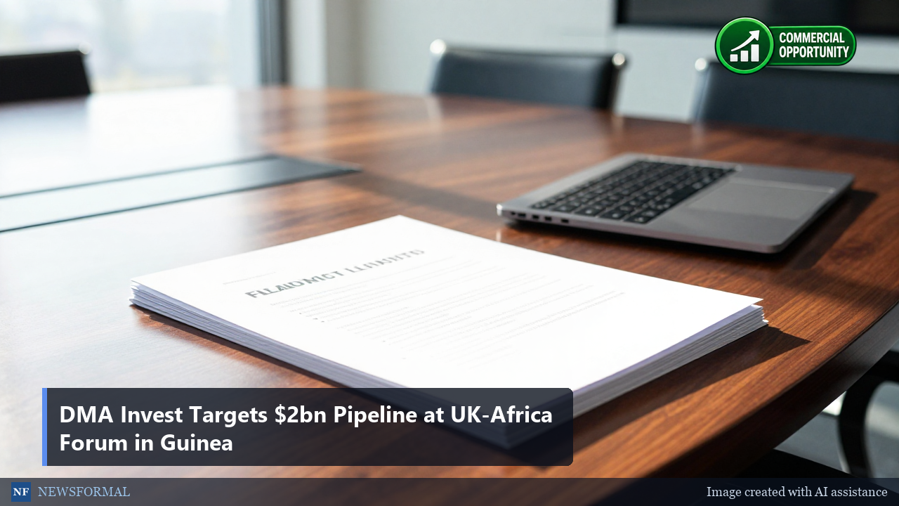 DMA Invest Targets $2bn Pipeline at UK-Africa Forum in Guinea