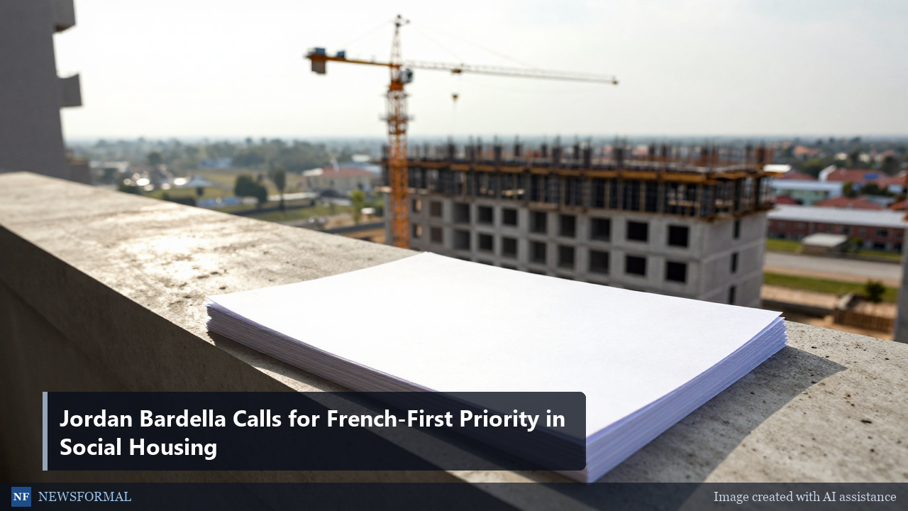 Jordan Bardella Calls for French-First Priority in Social Housing