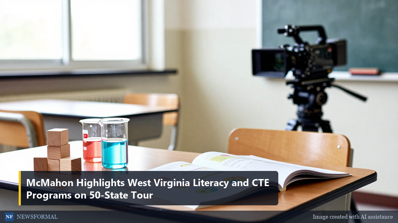 McMahon Highlights West Virginia Literacy and CTE Programs on 50-State Tour