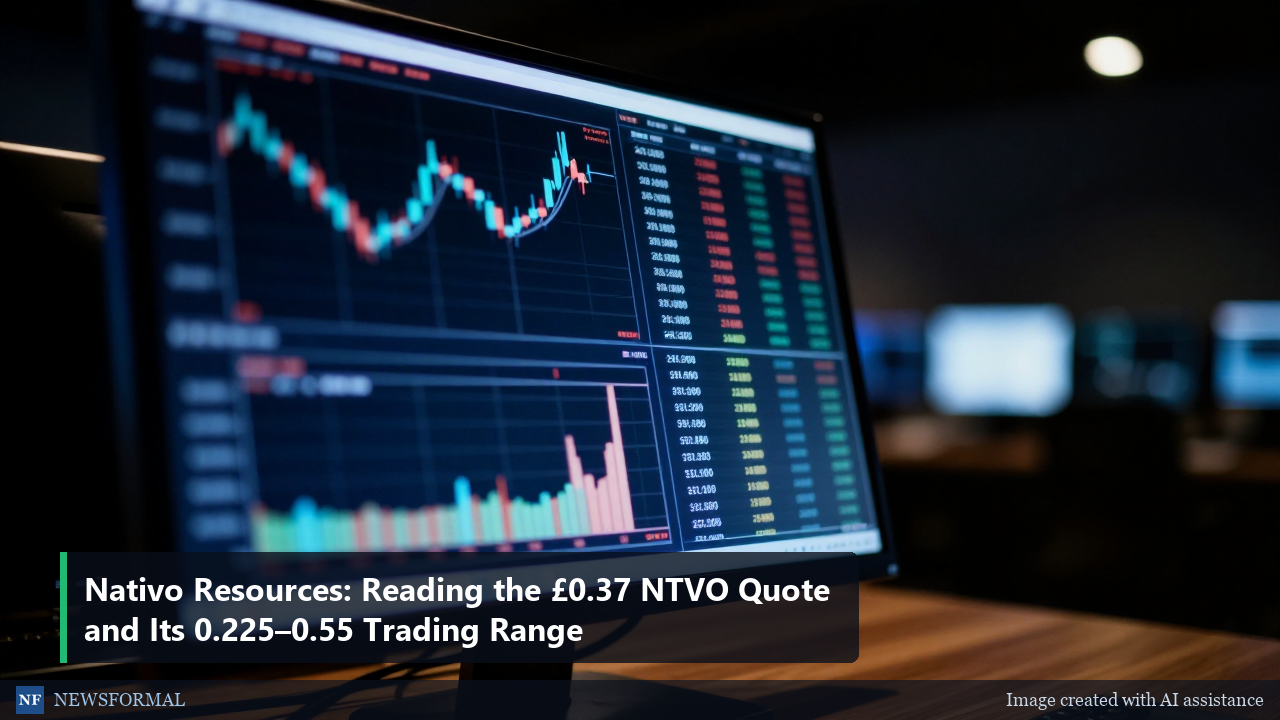 Nativo Resources: Reading the £0.37 NTVO Quote and Its 0.225–0.55 Trading Range