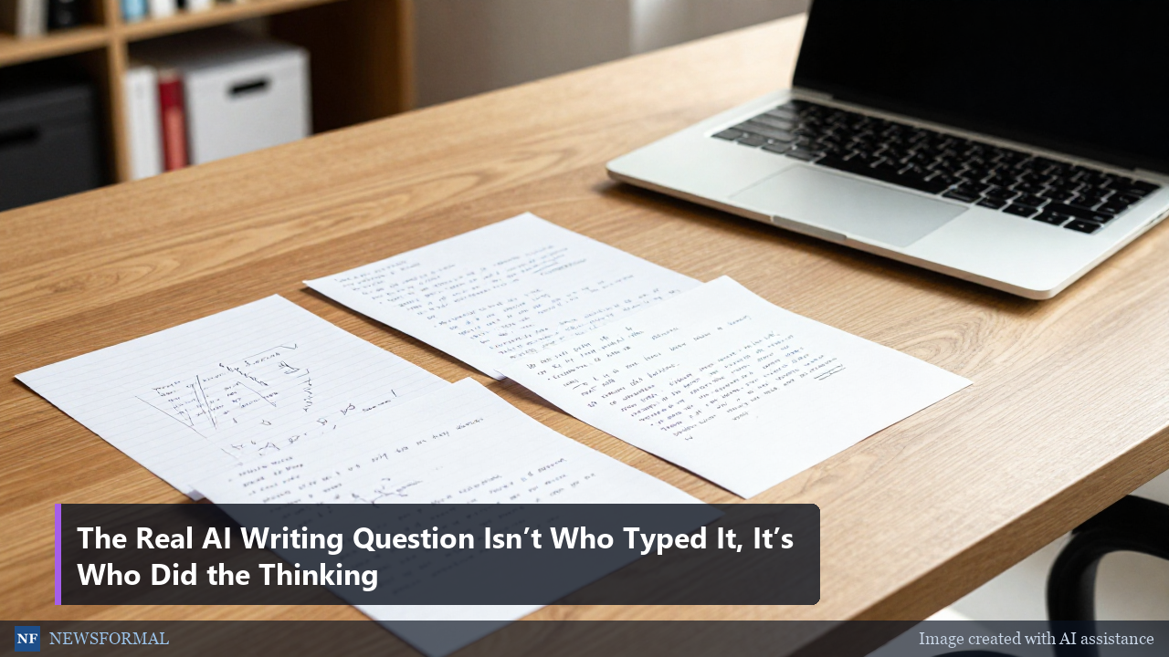 The Real AI Writing Question Isn’t Who Typed It, It’s Who Did the Thinking