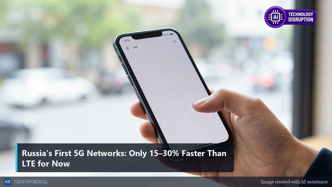 Russia's First 5G Networks: Only 15–30% Faster Than LTE for Now