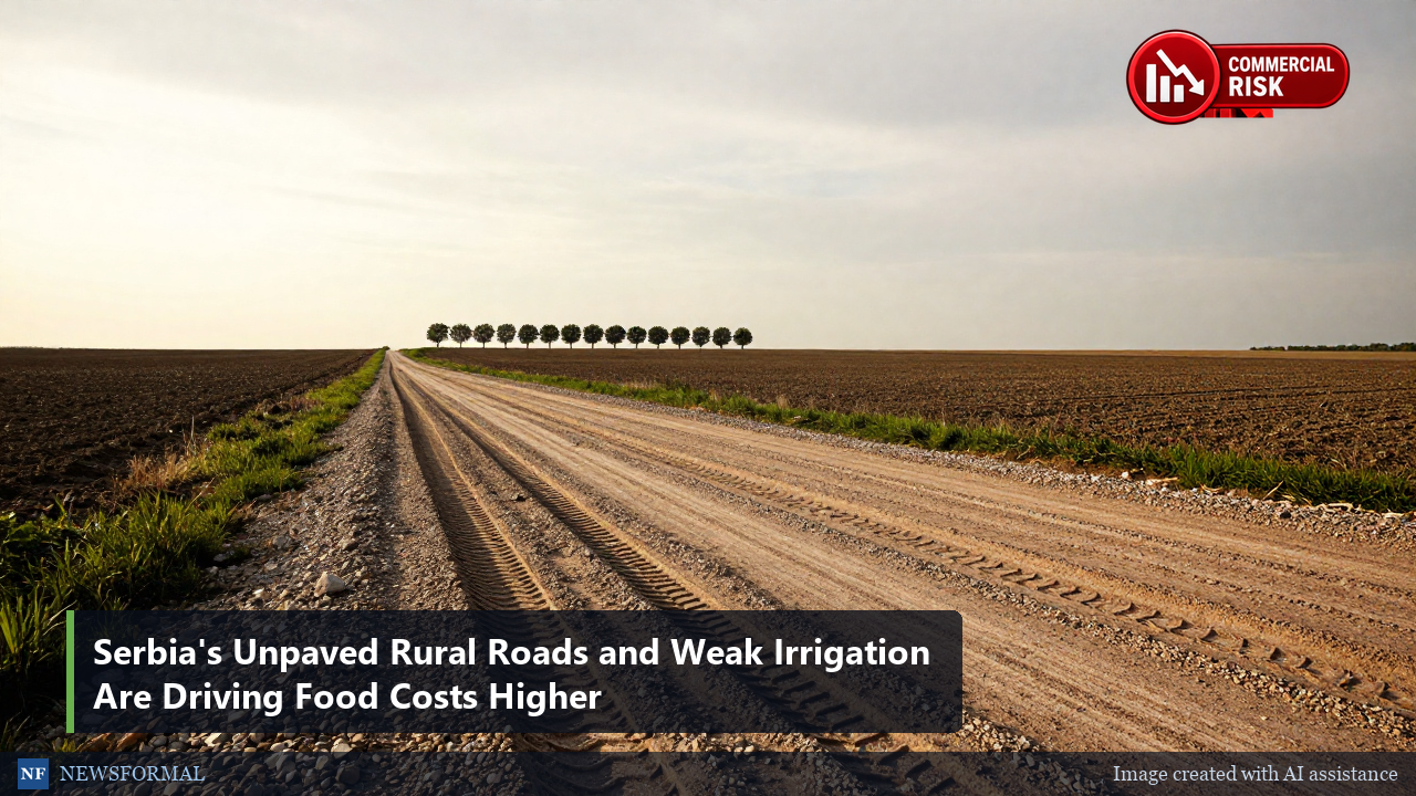 Serbia's Unpaved Rural Roads and Weak Irrigation Are Driving Food Costs Higher