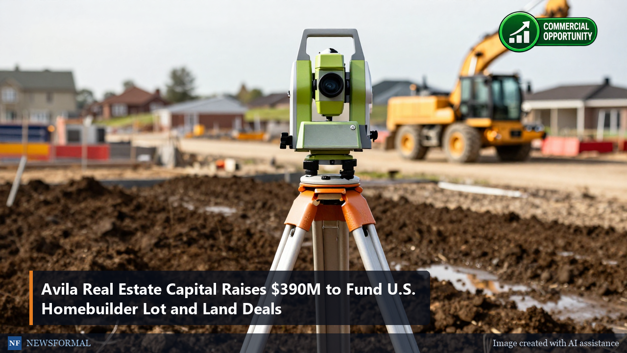 Avila Real Estate Capital Raises $390M to Fund U.S. Homebuilder Lot and Land Deals