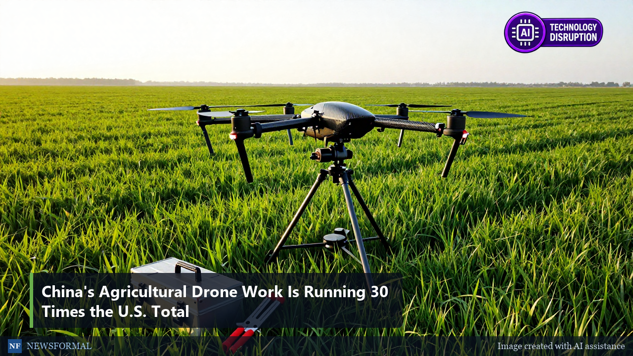 China's Agricultural Drone Work Is Running 30 Times the U.S. Total