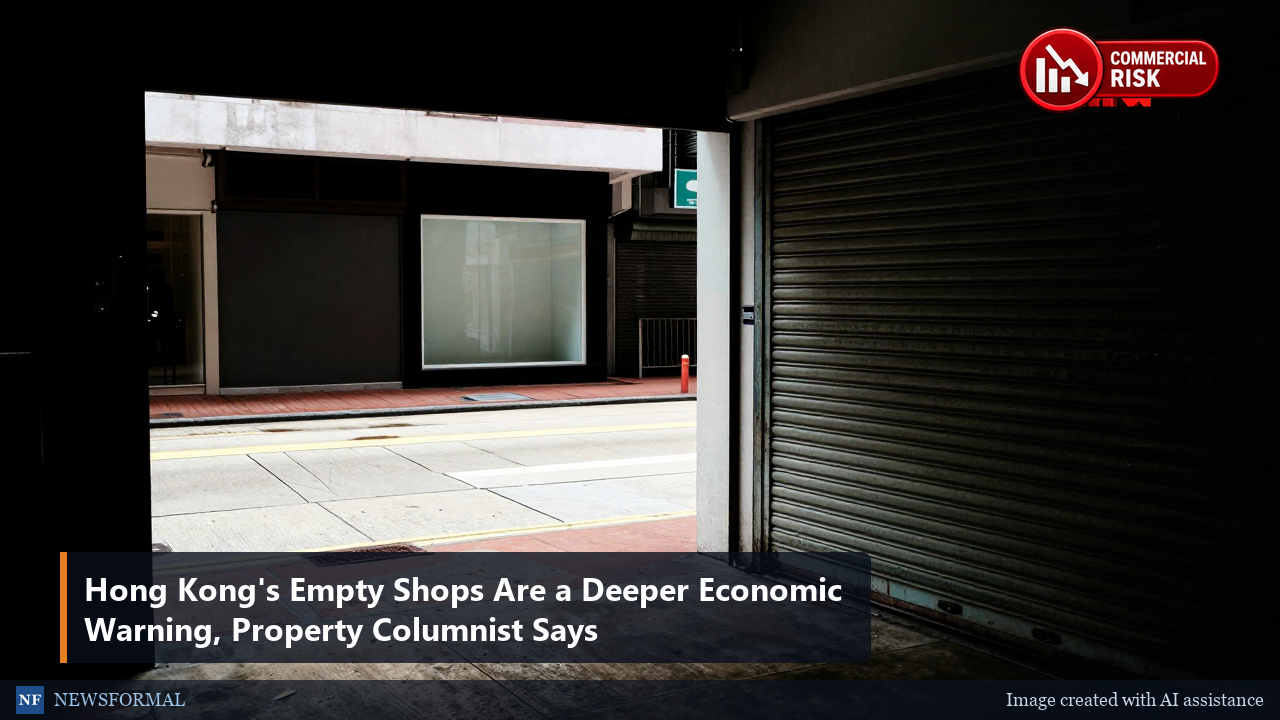 Hong Kong's Empty Shops Are a Deeper Economic Warning, Property Columnist Says