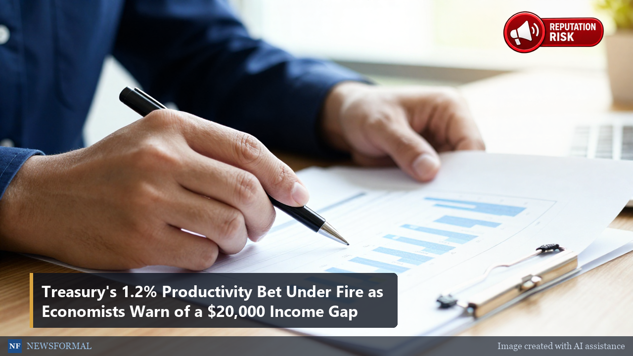 Treasury's 1.2% Productivity Bet Under Fire as Economists Warn of a $20,000 Income Gap