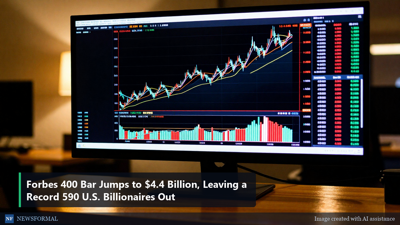 Forbes 400 Bar Jumps to $4.4 Billion, Leaving a Record 590 U.S. Billionaires Out