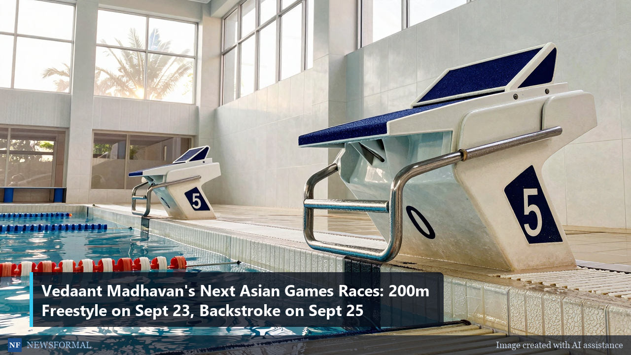 Vedaant Madhavan's Next Asian Games Races: 200m Freestyle on Sept 23, Backstroke on Sept 25