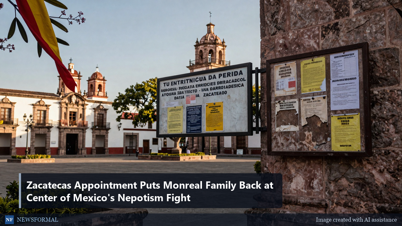 Zacatecas Appointment Puts Monreal Family Back at Center of Mexico's Nepotism Fight