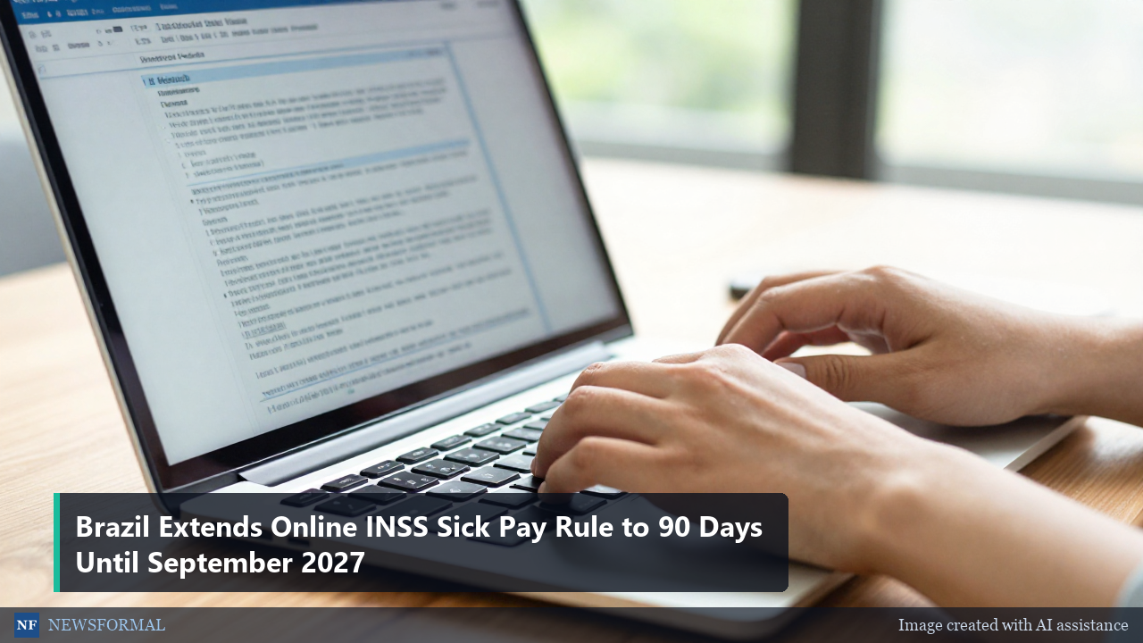 Brazil Extends Online INSS Sick Pay Rule to 90 Days Until September 2027