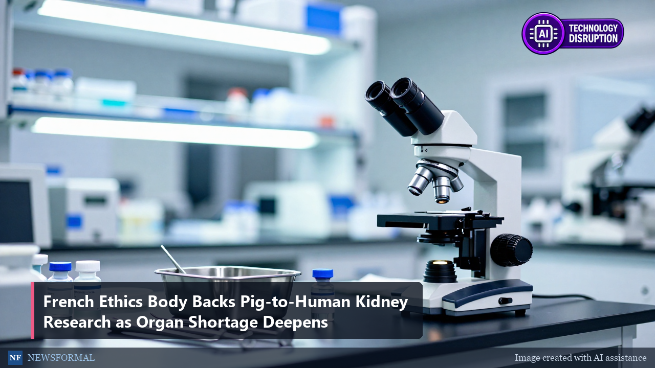 French Ethics Body Backs Pig-to-Human Kidney Research as Organ Shortage Deepens