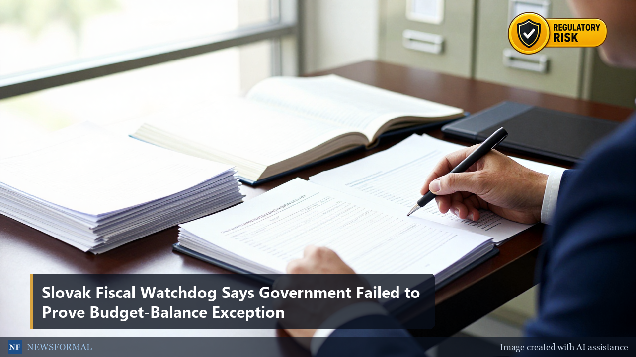 Slovak Fiscal Watchdog Says Government Failed to Prove Budget-Balance Exception