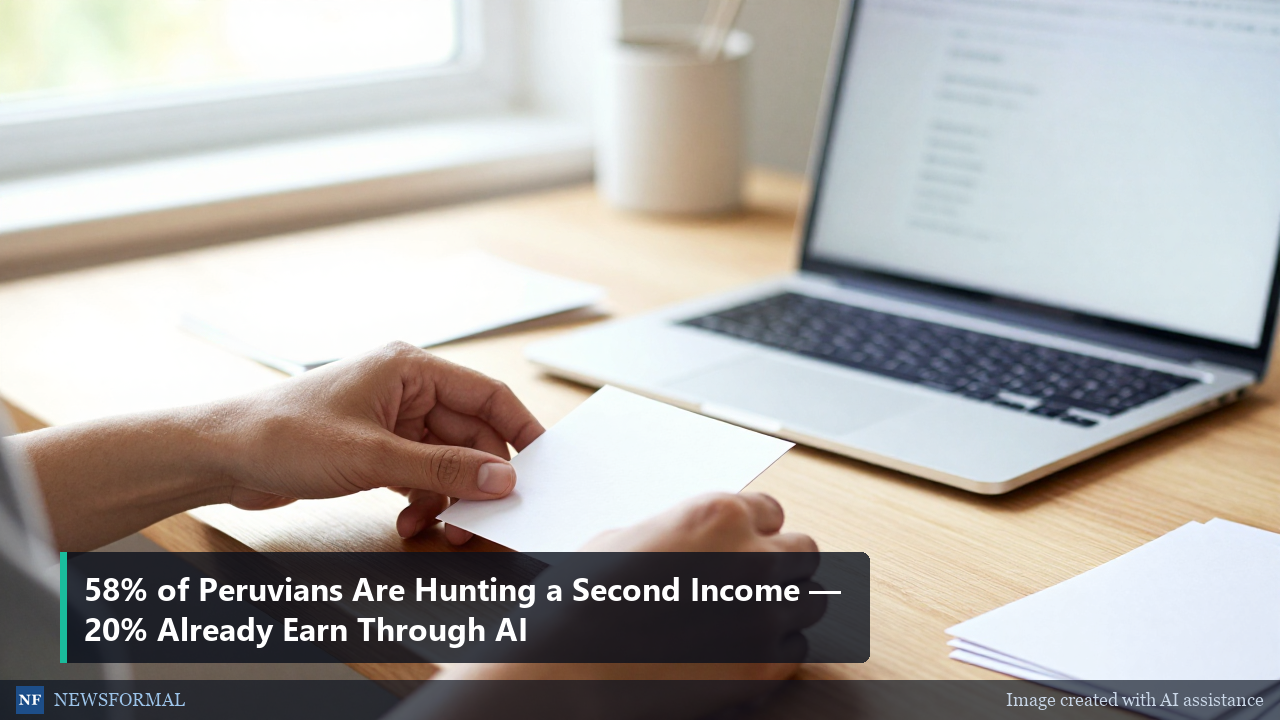 58% of Peruvians Are Hunting a Second Income — 20% Already Earn Through AI