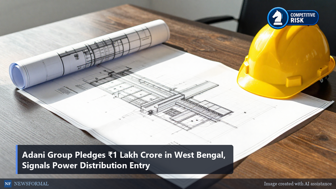 Adani Group Pledges ₹1 Lakh Crore in West Bengal, Signals Power Distribution Entry