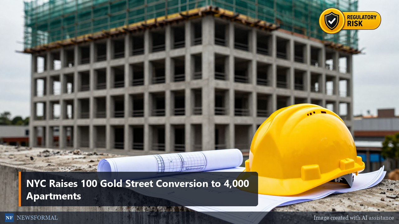 NYC Raises 100 Gold Street Conversion to 4,000 Apartments