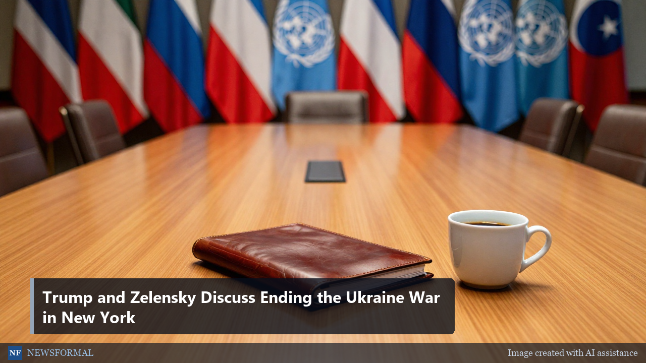 Trump and Zelensky Discuss Ending the Ukraine War in New York