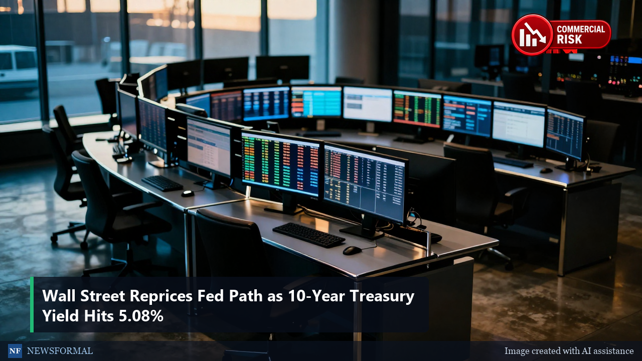 Wall Street Reprices Fed Path as 10-Year Treasury Yield Hits 5.08%