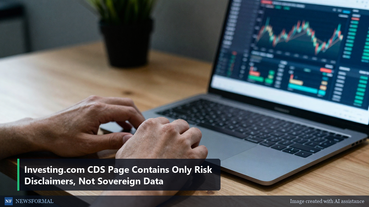 Investing.com CDS Page Contains Only Risk Disclaimers, Not Sovereign Data