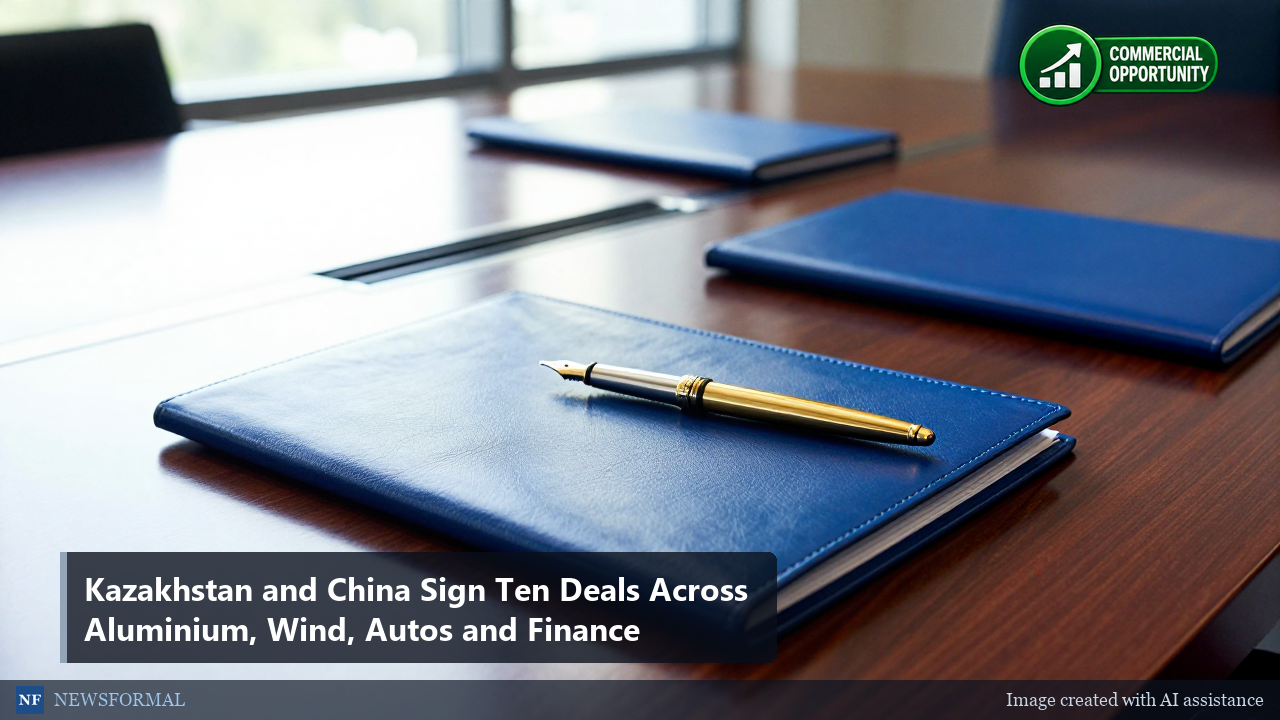 Kazakhstan and China Sign Ten Deals Across Aluminium, Wind, Autos and Finance