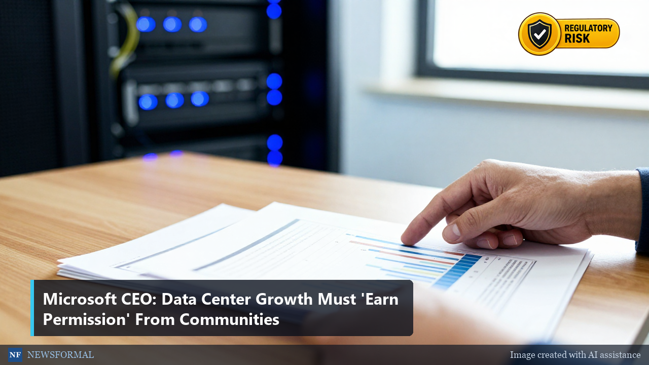 Microsoft CEO: Data Center Growth Must 'Earn Permission' From Communities
